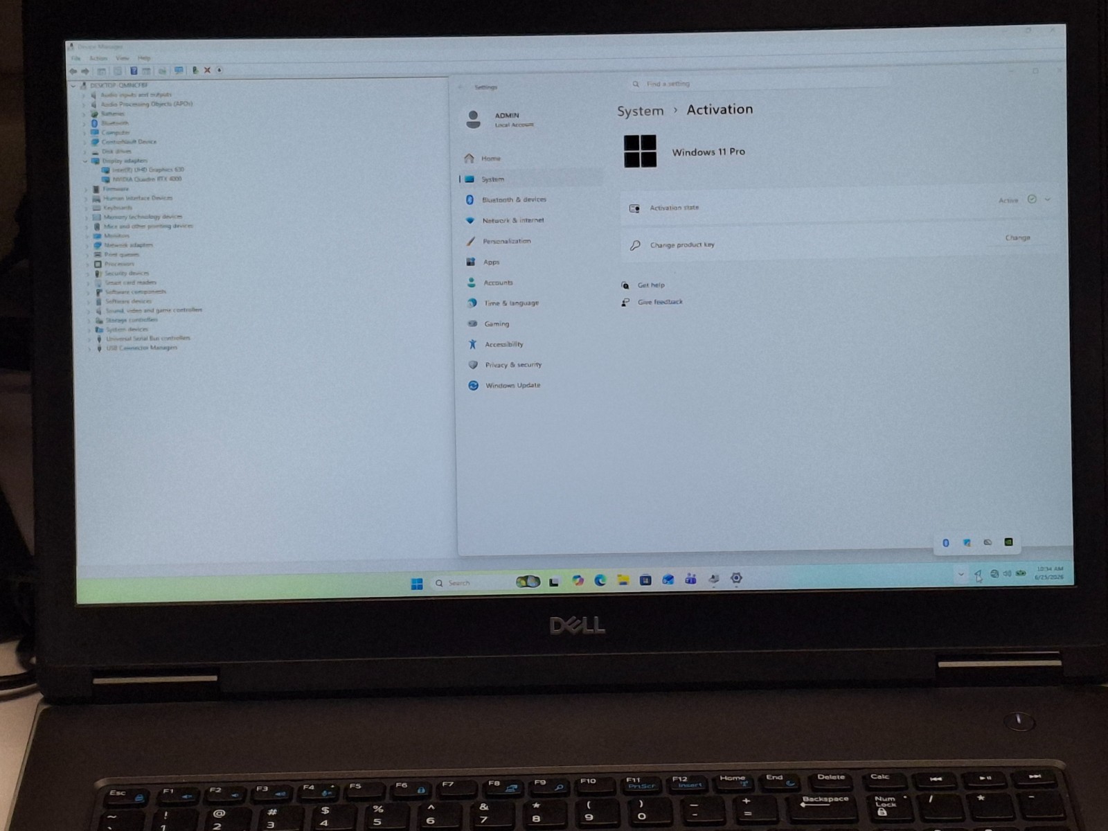 DELL PRECISION 7740 17.3″ I7-9850H 256GB SSD 32GB RAM NVIDIA RTX 4000 WIN 11 PRO