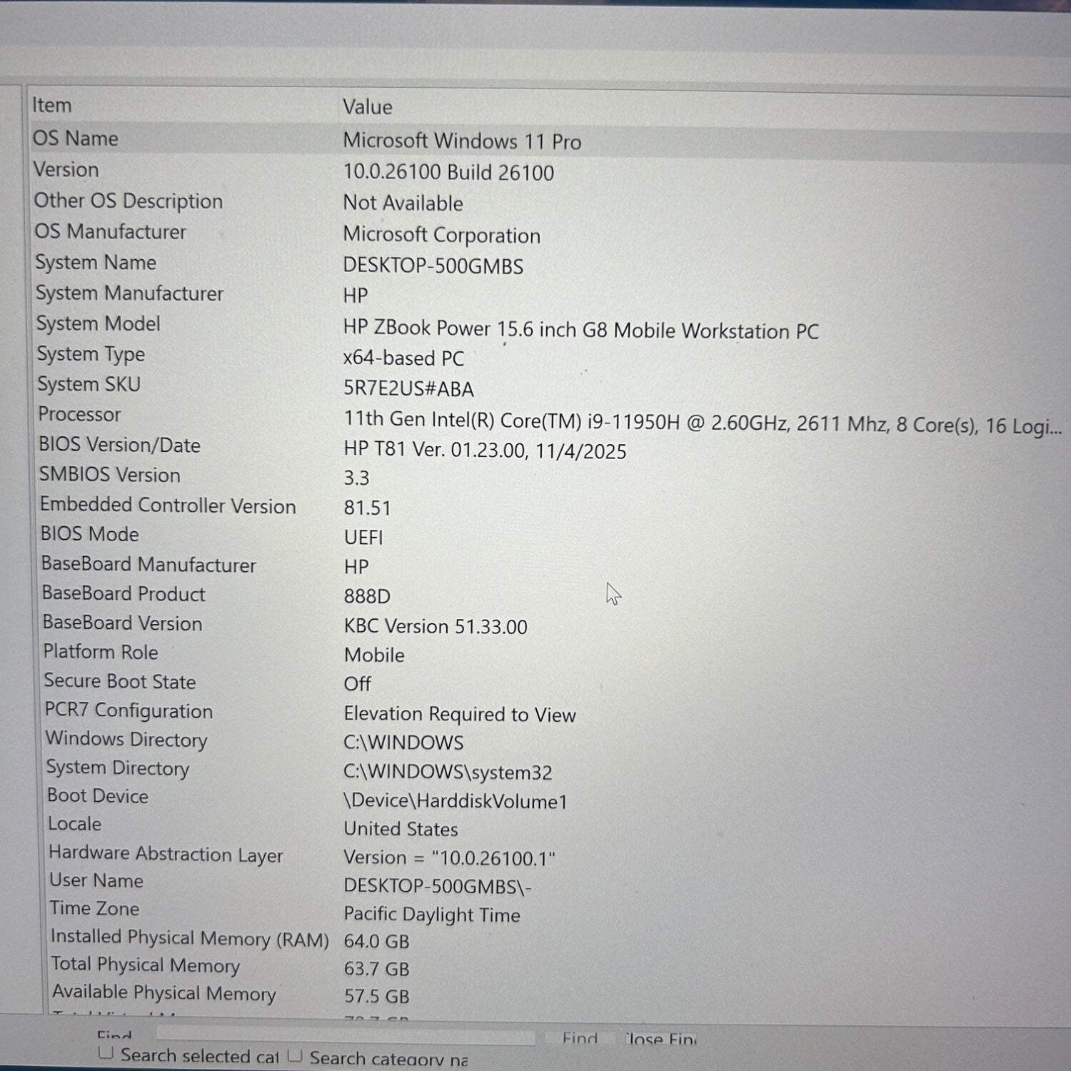 HP ZBook Power G8 MOBILE 15.6″ i9-11950H 2.6GHz 64GB RAM 500GB SSD 2TB SSD