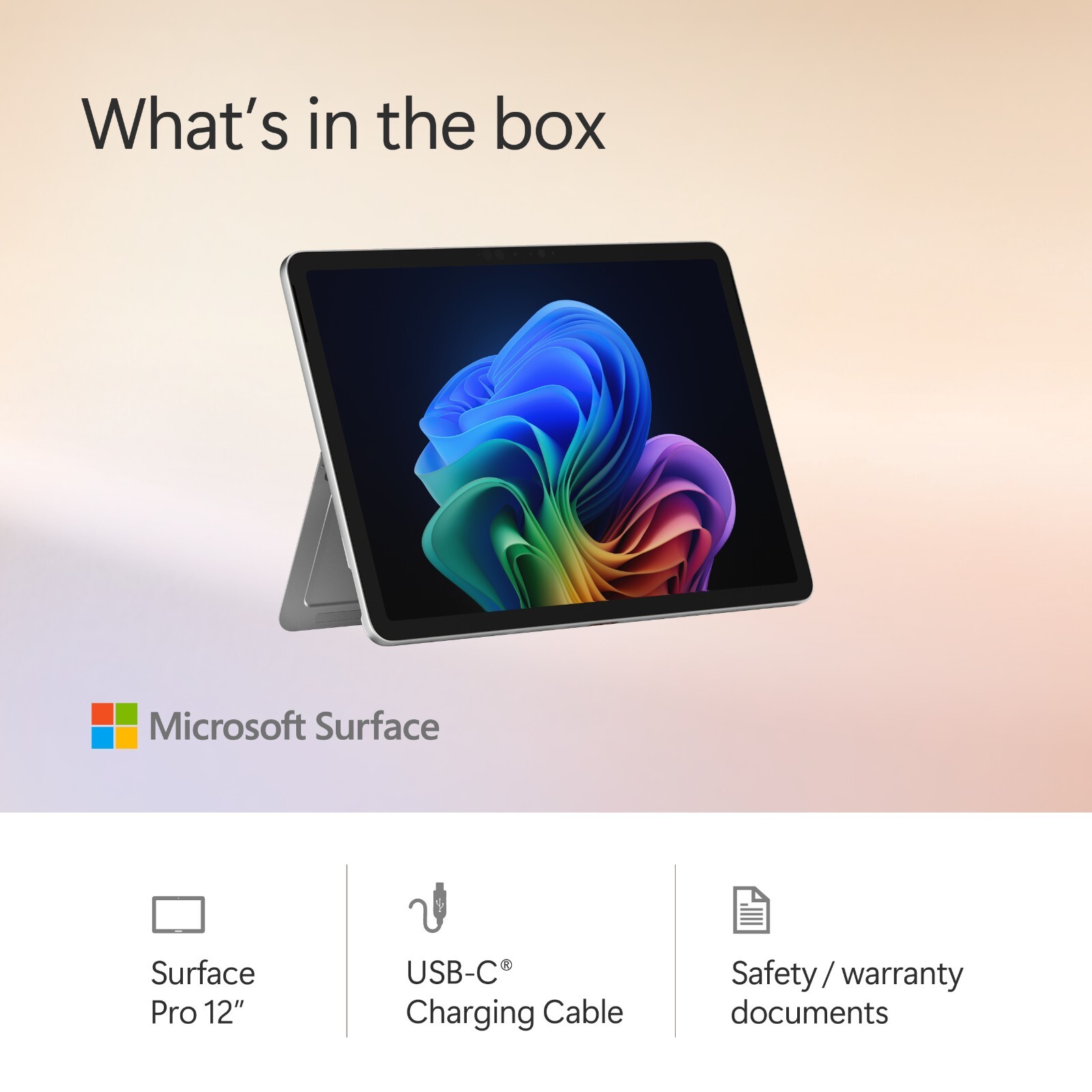 Microsoft Surface Pro Copilot+ PC 12″ Snapdragon X Plus 16GB RAM 256GB UFS