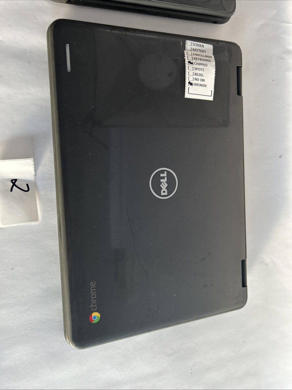 2 Dell Chromebook 3189 For Parts: Screen, Keyboard, Motherboard & More