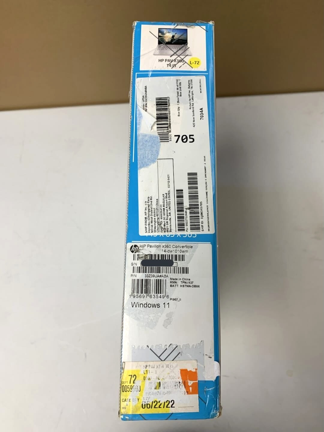 HP Pavilion x360 14-dw1010wm 2n1 Laptop 14″ FHD Touch, i5-1135G7,8GB,256GB 25-A6