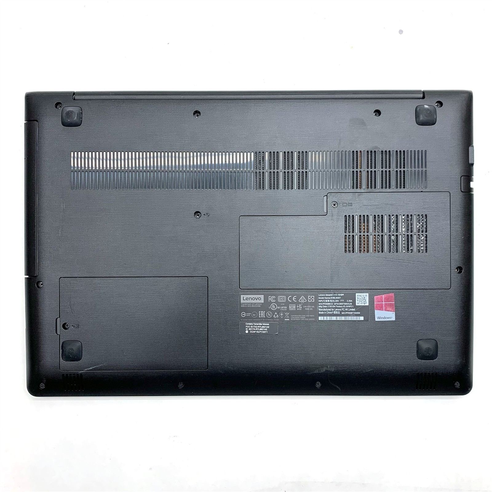 Lenovo Ideapad 310-15ABR 15.6″ AMD A12-9700P Radeon R7 4GB 250GB Win 10 Ram Slot