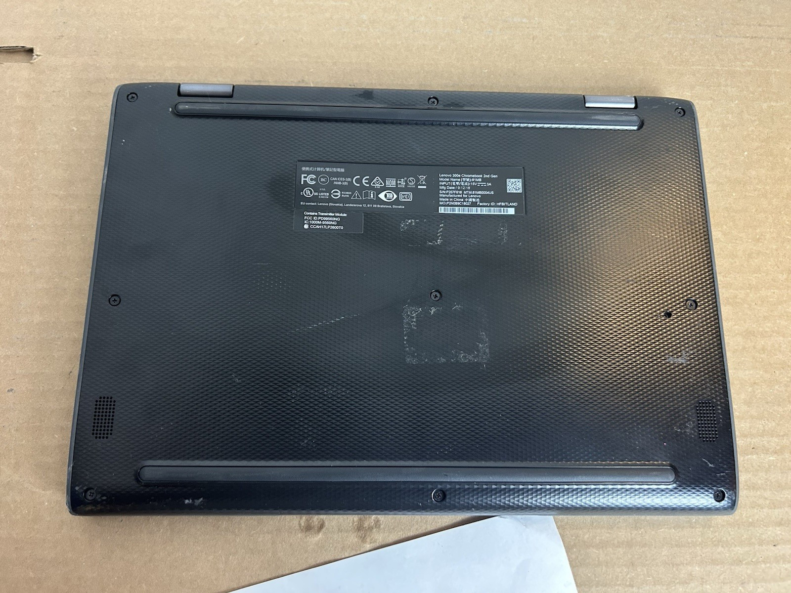 Lenovo Chromebook 300e 2nd Gen 11.6″ 2in1 Laptop For Parts, Not work or repair