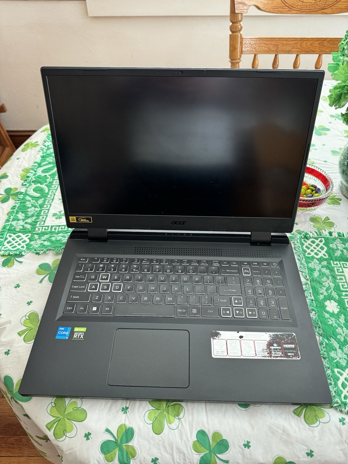 Acer Nitro 5 AN515-57 15.6″ (512GB SSD, Intel Core i5 11th Gen., 4.50 GHz, 16GB,