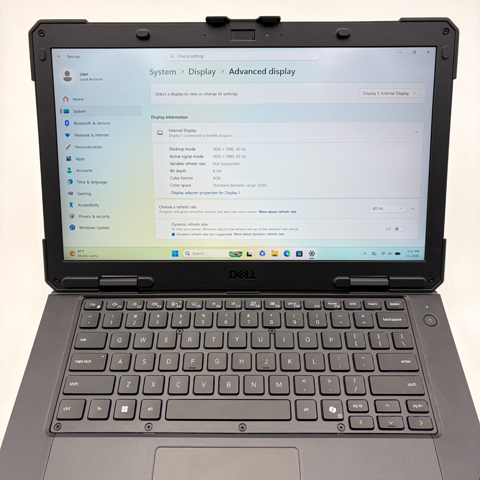 Dell Pro 14 Rugged RB14250 Laptop – Ultra 5 135U, 16GB Ram, 512GB SSD, W11P