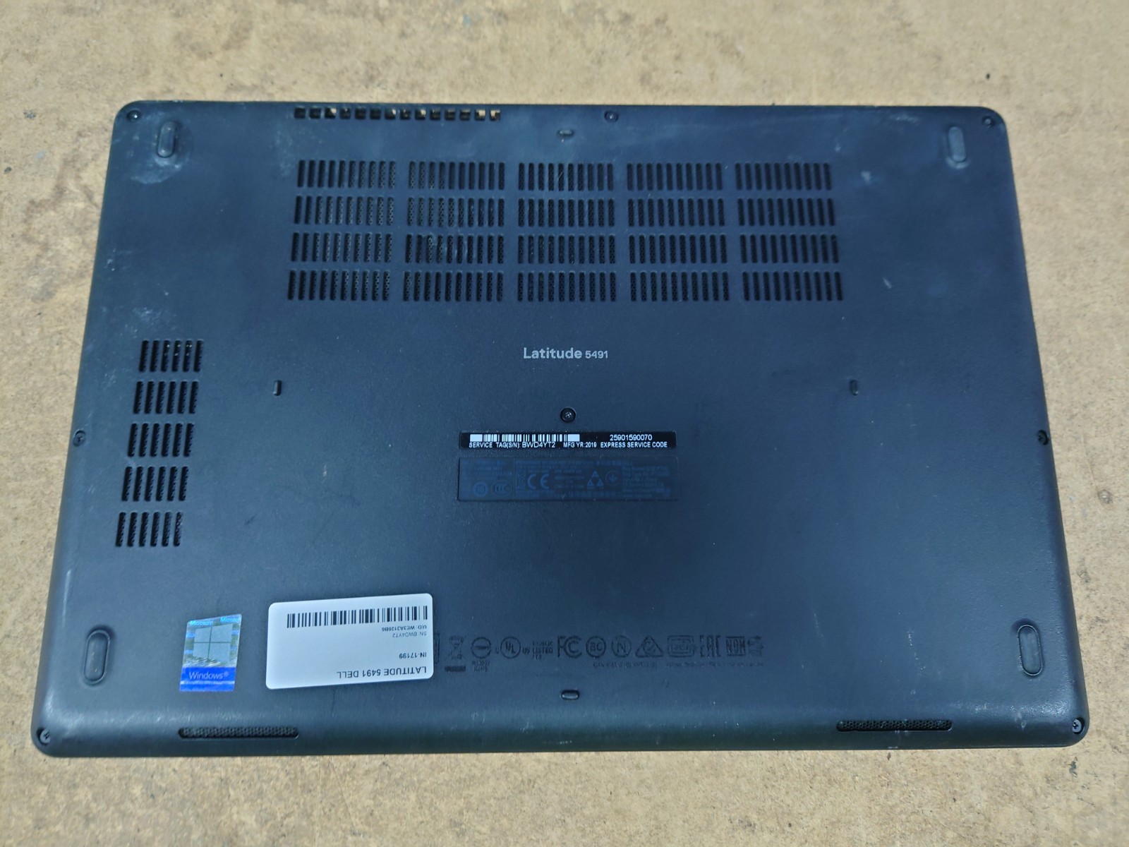 Dell Latitude 5491 14″ FHD i7-8850H 16GB RAM No Battery/OS/SSD