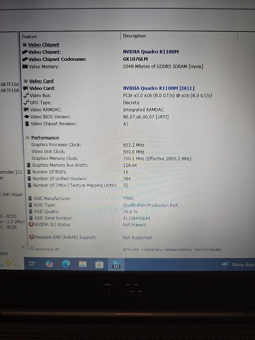 Dell Precision M4800 | i7-4600M 16GB RAM 256GB SSD + 500GB HDD | NVIDIA K1100M