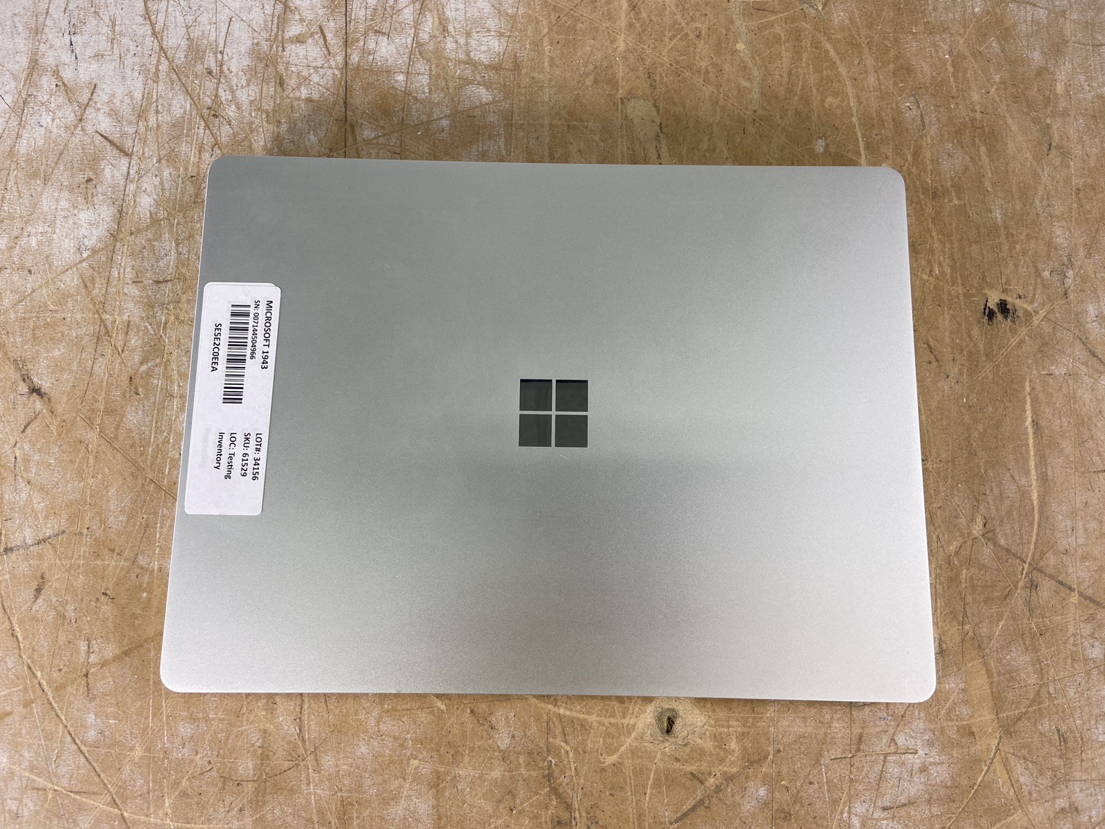 MICROSOFT SURFACE LAPTOP GO (1943) i5-1035G1 @ 1.0GHz, 4GB RAM, 64GB SSD