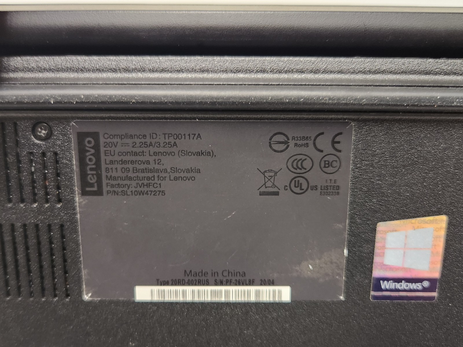 Lenovo ThinkPad E15 15.6″ Laptop i7-10510U 1.8GHz 8GB RAM 256GB NVMe W11P *READ*