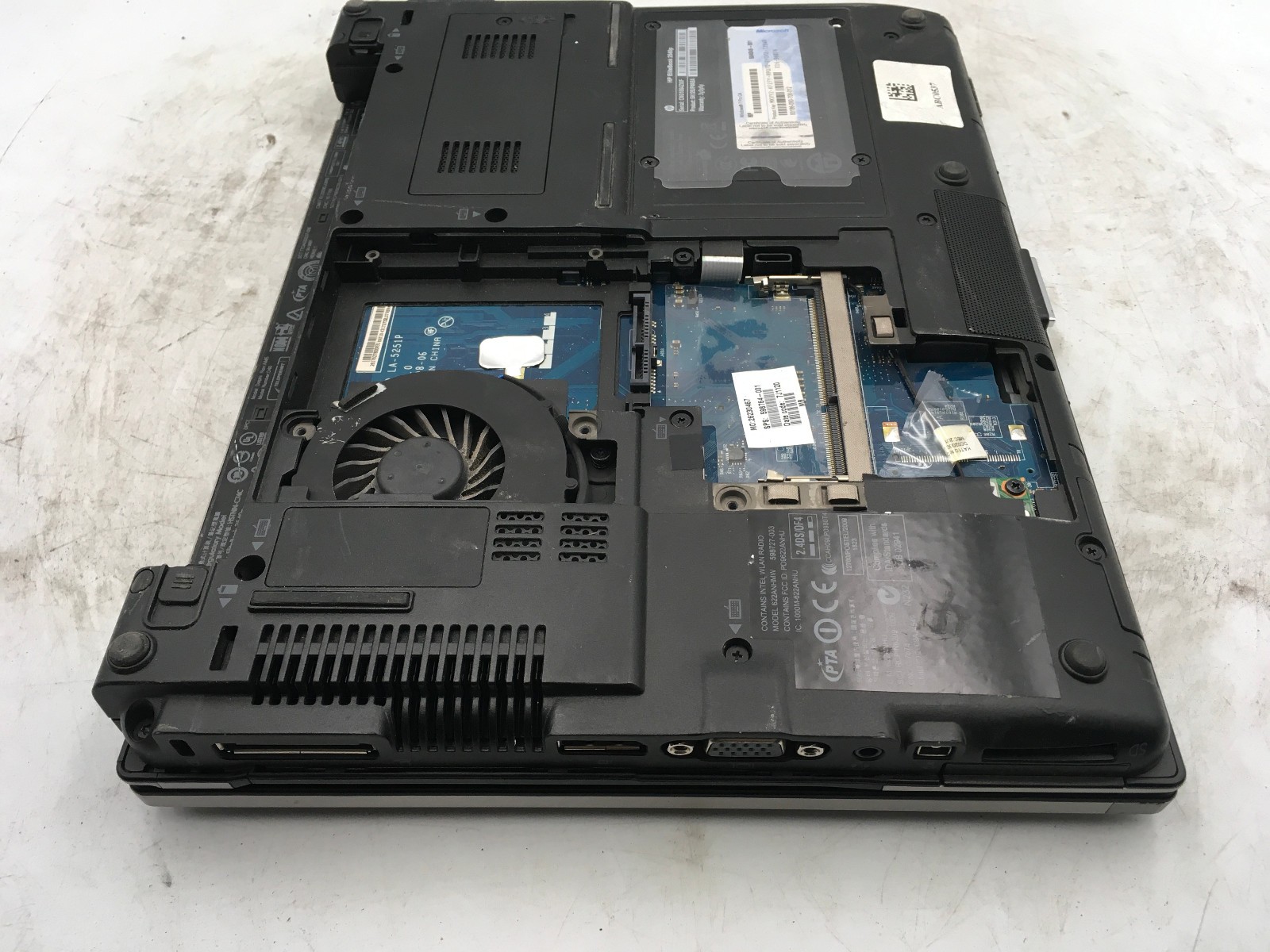HP ELITEBOOK 2540P – BOOTS TO BIOS – INTEL I5 M540 – 2GB RAM – READ DESCRIP – BB