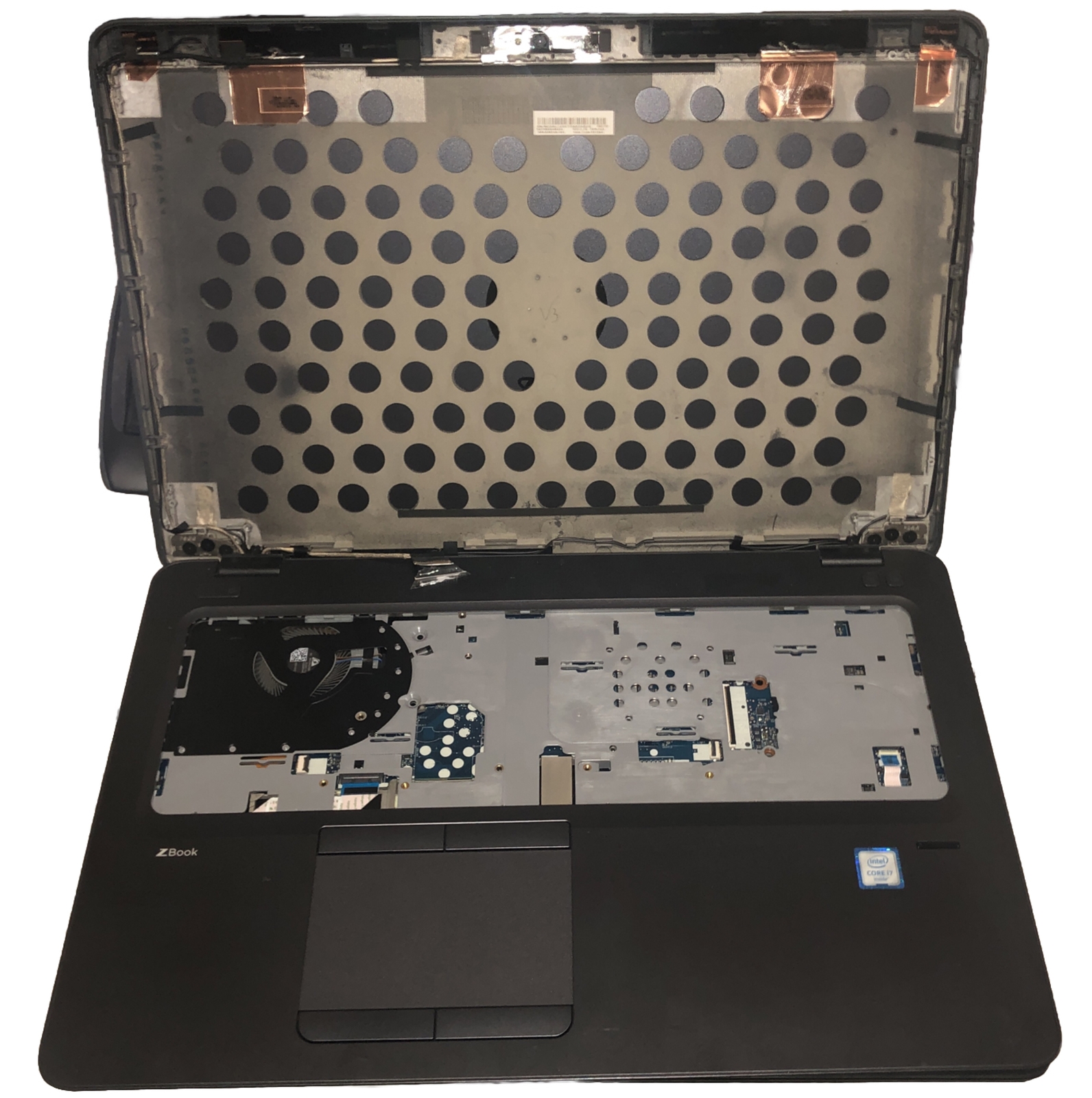 HP Zbook 15u G3 i7-6500U CPU 2.50GHz NO: LCD,HDD,BATTERY, Keyboard, Bezel. 15.6”