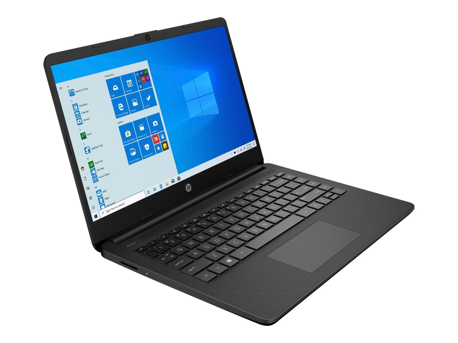 Newest HP 14” Touch Laptop Intel 2-Core CPU 4GB RAM 128GB (64+64) Win11 Black