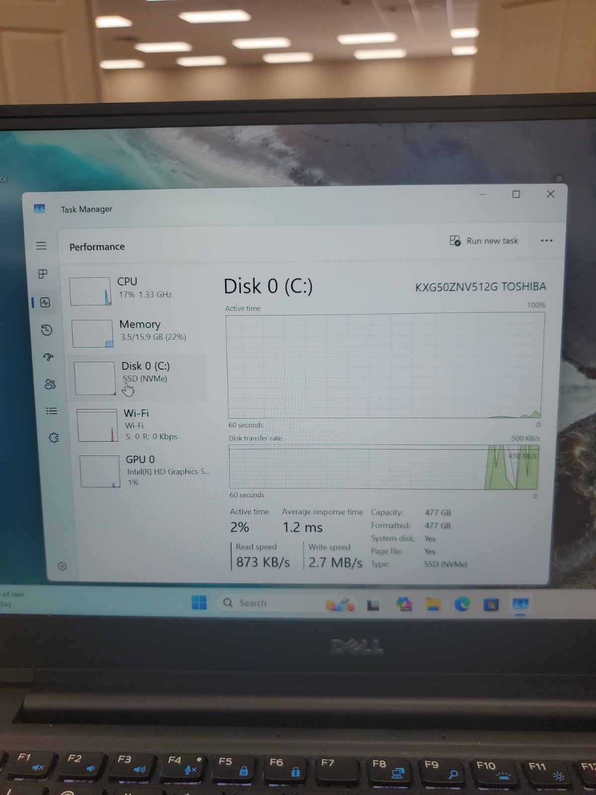 14″ Dell Latitude 7370 Laptop m7-6y75 16GB RAM 500GB SSD Win 11 Pro 060126-3