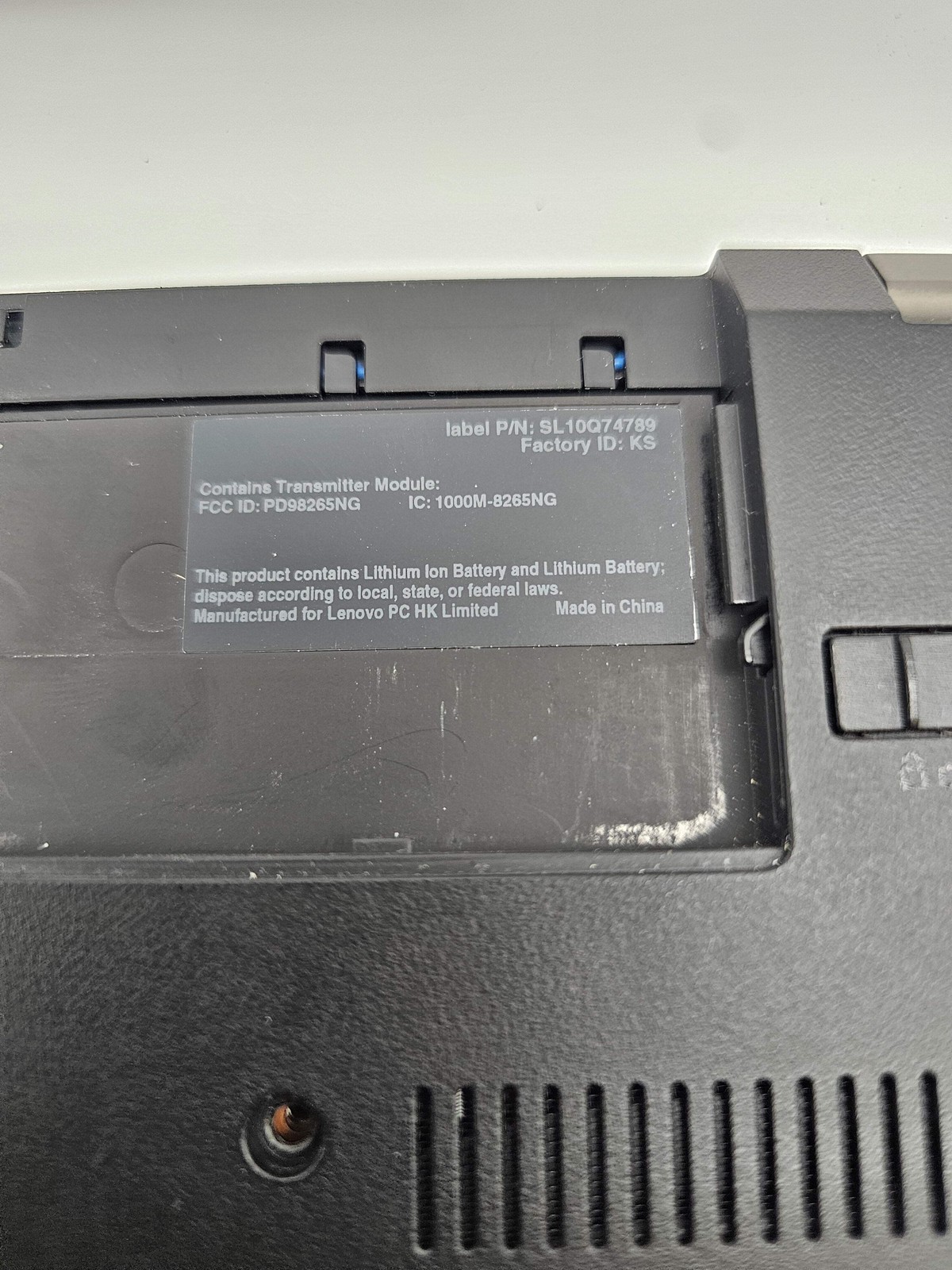 Lenovo P52s 15-inch Laptop Core 7 8th Gen 32GB RAM 512GB Black Used C