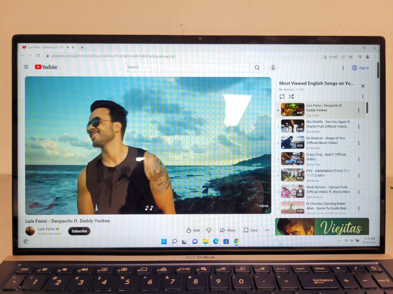 Asus zenbook 15 15.6″ i7-10510u 1.8ghz 16gb onboard ram 256gb ssd read 072882038