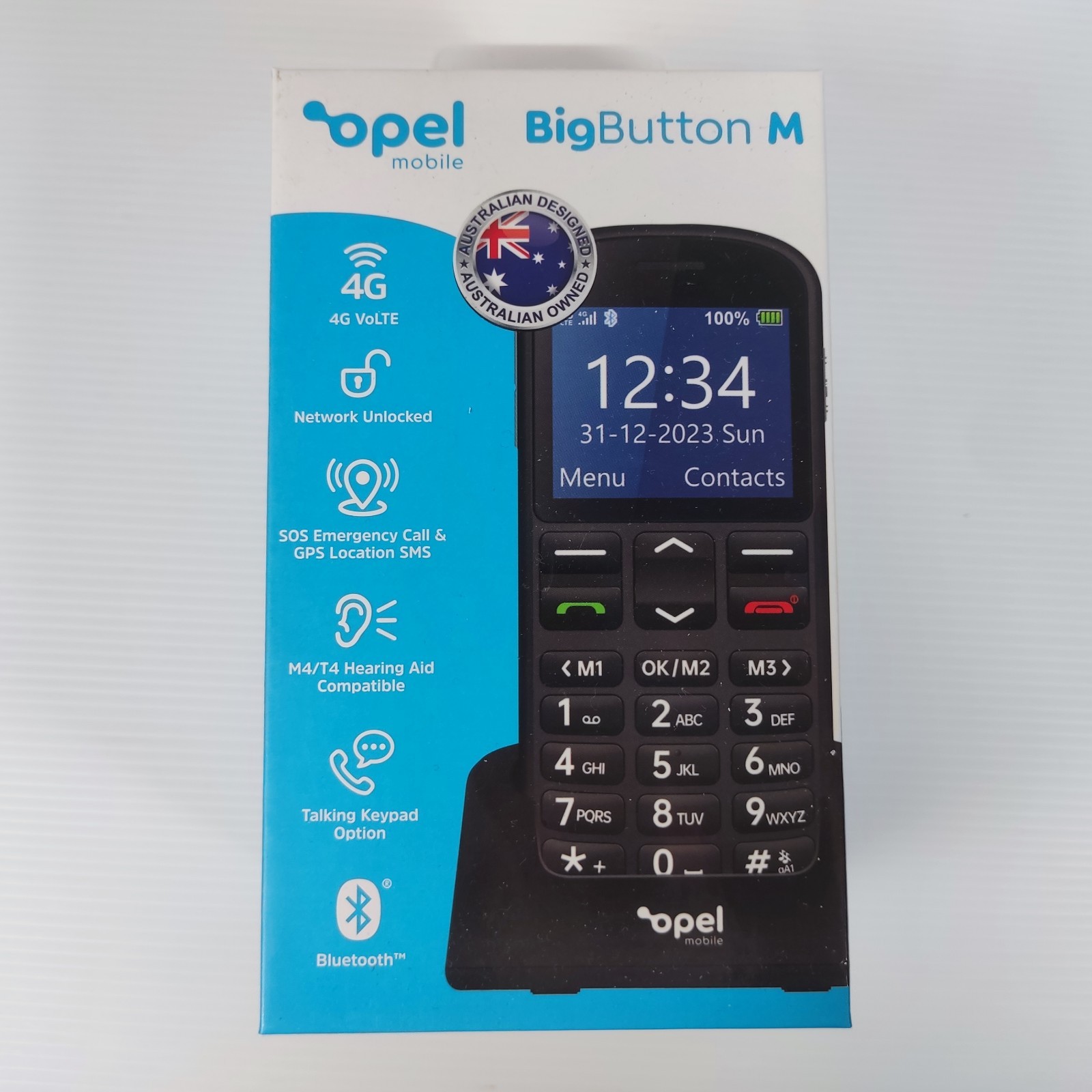 Opel Mobile BigButton M 4G (2.2”, Keypad, SOS Button) – Network Unlocked