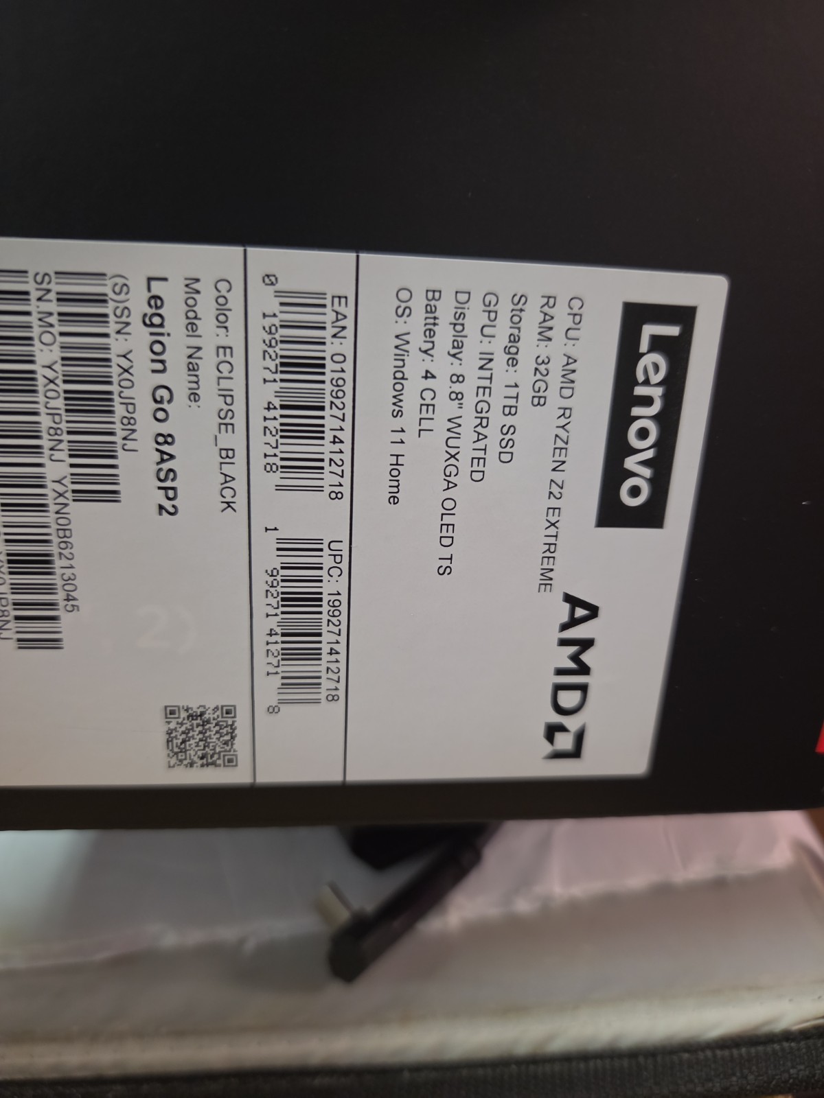 Lenovo Legion Go 2 – AMD Ryzen Z2 Extreme Z2E, 32GB, 1TB