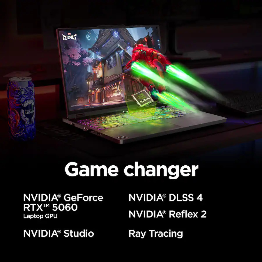 Lenovo – Legion Pro 5 16″ 2.5K Gaming Laptop – AMD Ryzen 9 8945HX – RTX 5060