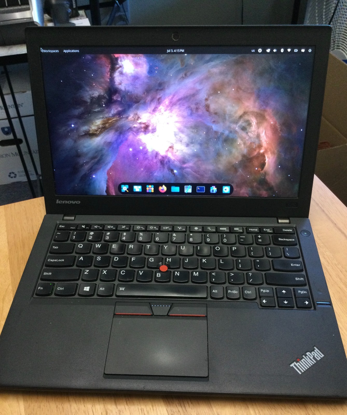 Pop!_OS 22.04 LTS Lenovo Thinkpad X250 12.5″ i7 5600U 2.6GHz 8GB Ram 240GB SSD