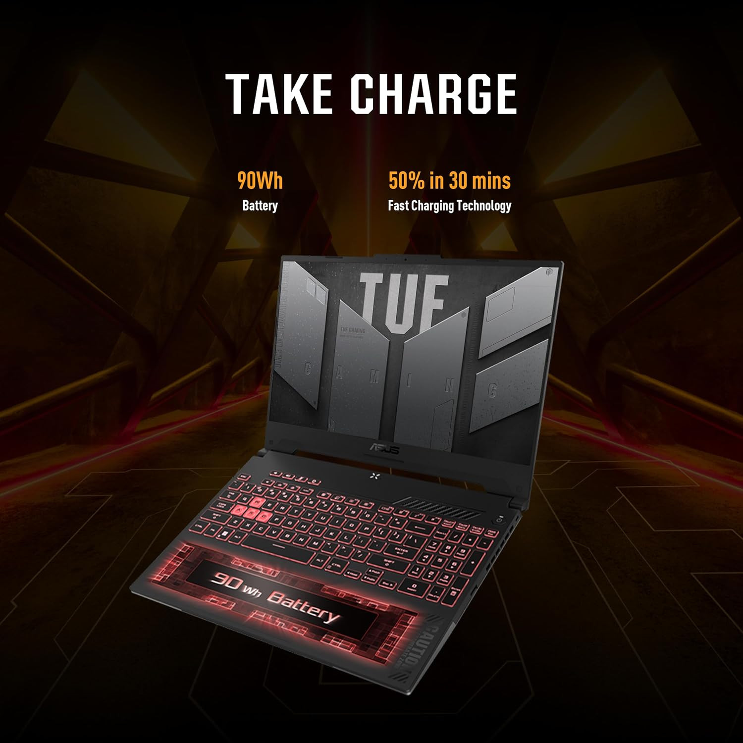 TUF Gaming A15 Gaming Laptop, 15.6” FHD 144Hz, 100% Srgb Display, Geforce RTX 40