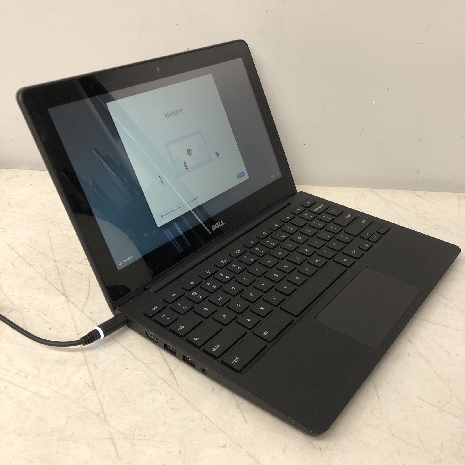 Dell Chromebook 11 Celeron 2955U 1.4Ghz 4GB Ram 16GB SSD Gray – READ