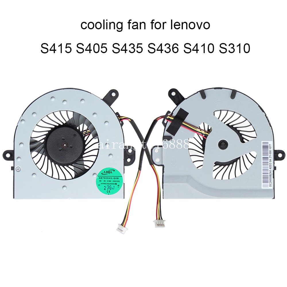 For Lenovo Ideapad S405 S415 S435 S436 S310 S410 S300 S400 CPU Cooling Fan