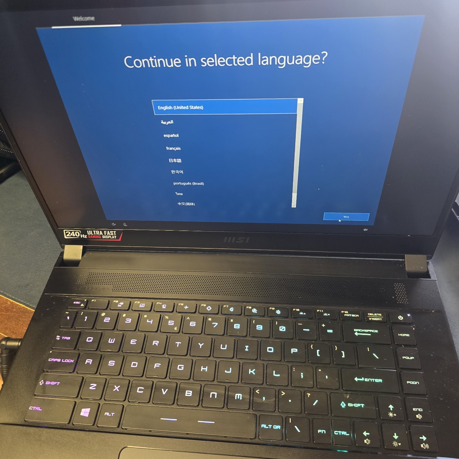 MSI GS66 Stealth 10UE 15.6″ 240Hz FHD 2.6 GHz i7-10750H 16GB 1TB SSD RTX 3060