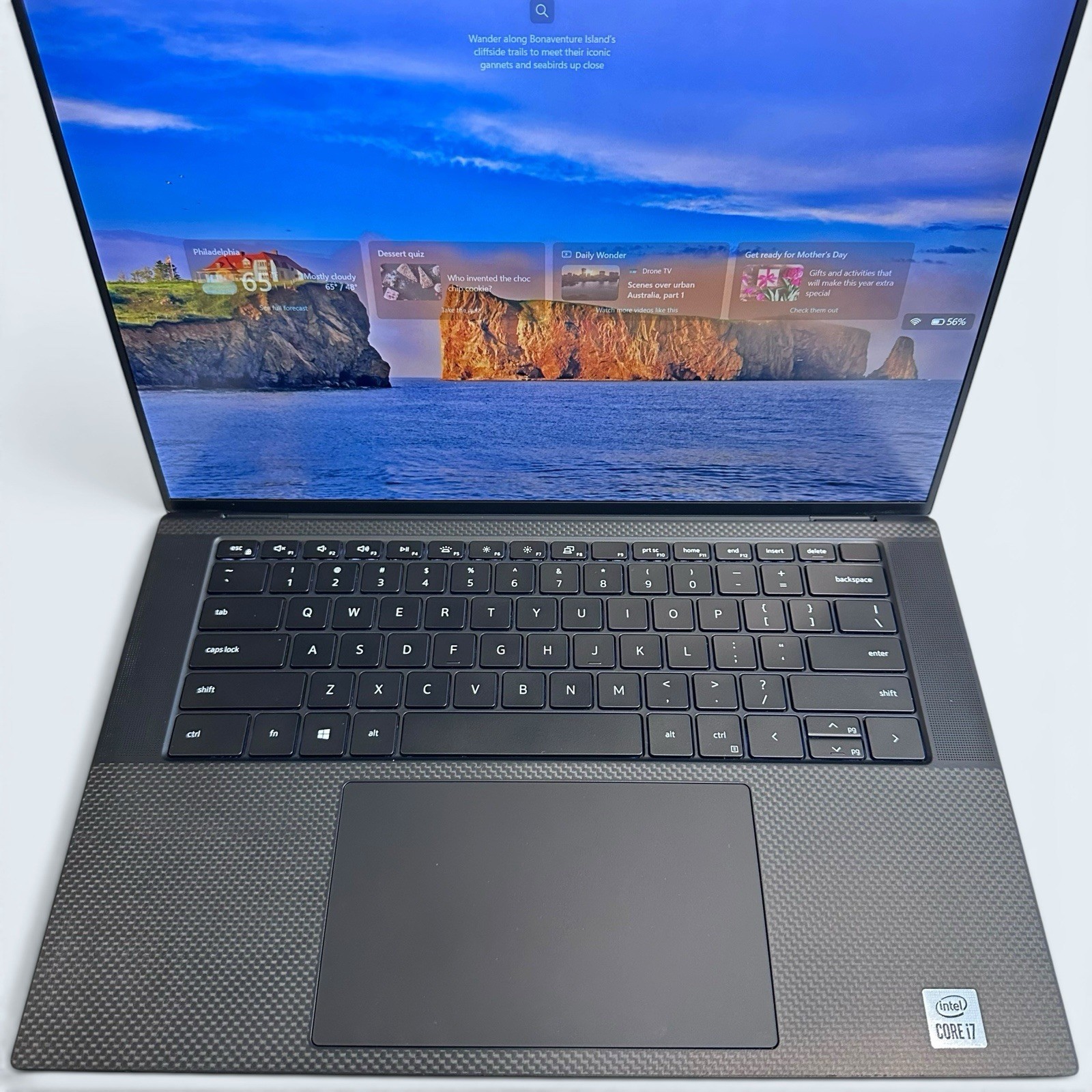 Dell XPS 15 9500 Intel I7-10750H 2.6GHz, 16GB Ram, 512GB NVMe, W-11 Pro..