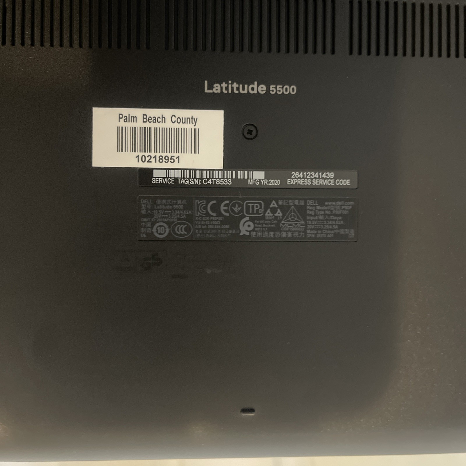 Dell Latitude 5500 i7-8665U 16GB 512GB SSD Win11 Pro FHD Webcam Fingerprint