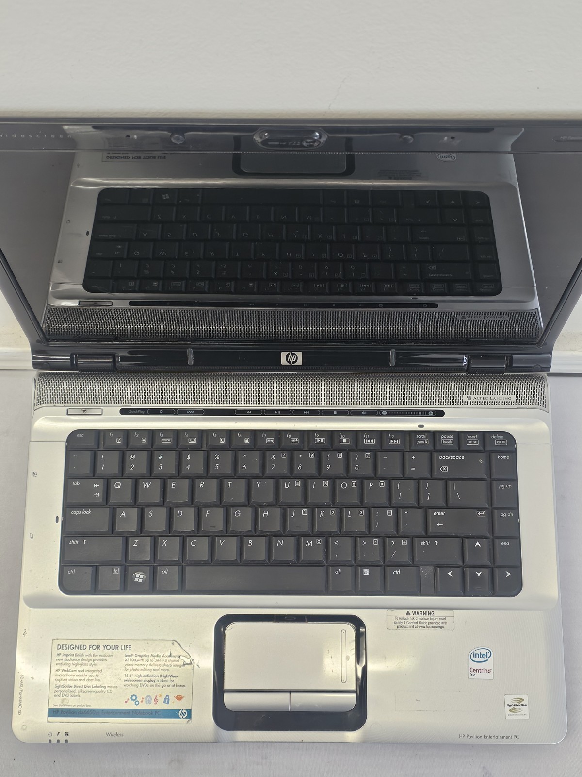HP Pavilion dx6500 Laptop – Intel Duo T5250 – 4GB RAM – 120GB HDD – Windows 10