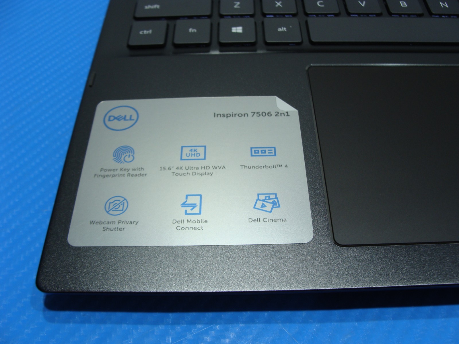 Dell Inspiron 7506 15.6″ UHD 4K TOUCH i7-1165G7 2.8GHz 16GB 1TB Xe MAX +PA & PEN