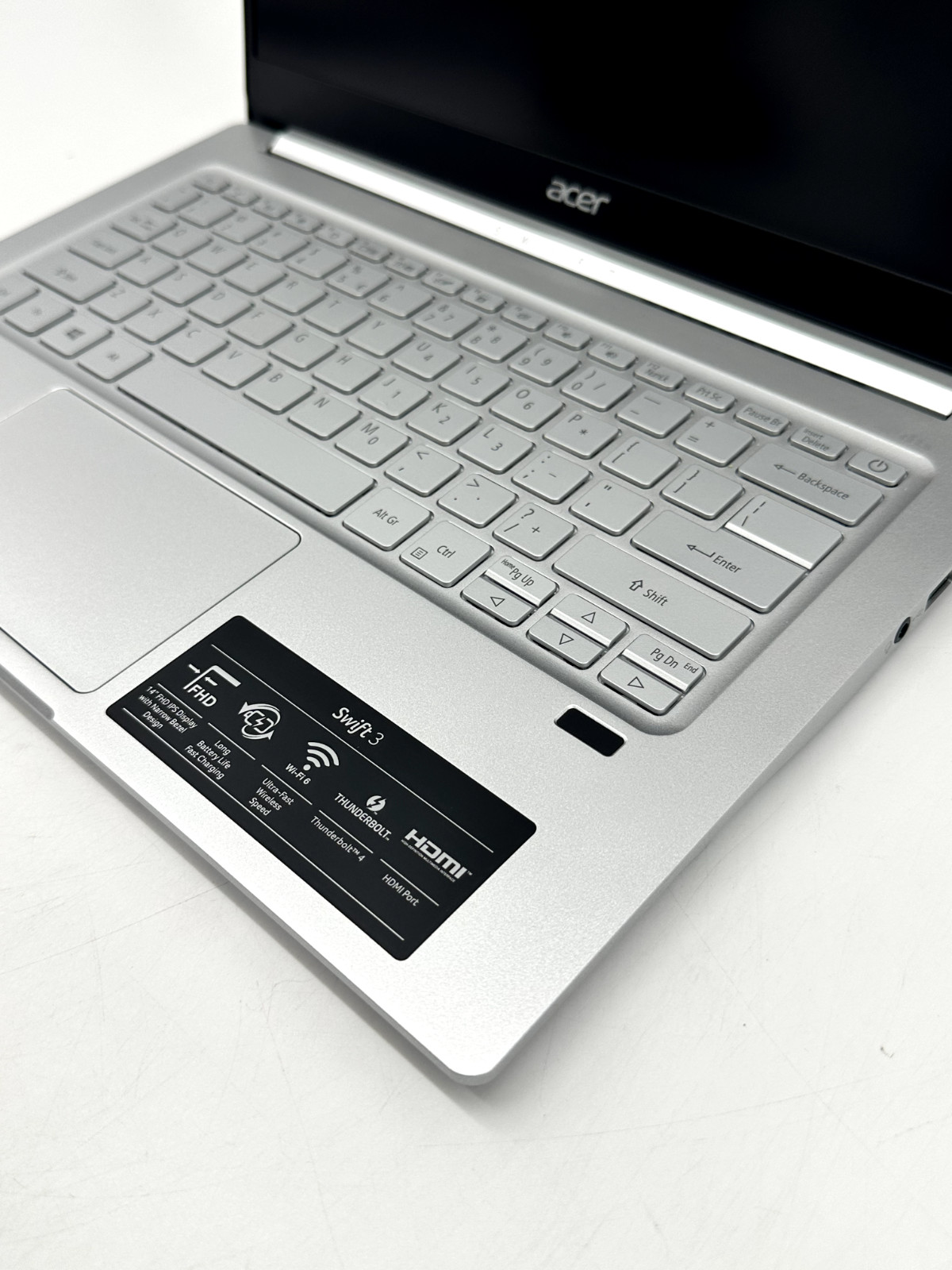 Acer Swift 3 SF314-511 14″ FHD Laptop i7-1165G7 W10h 256GB SSD 8GB RAM Silver✅🔌
