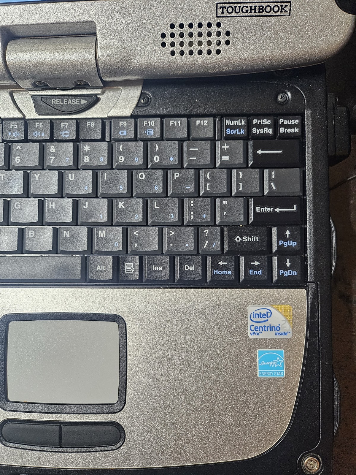 Panasonic Toughbook CF-19, Core 2 duo 2GB RAM, no HDD w screen protector