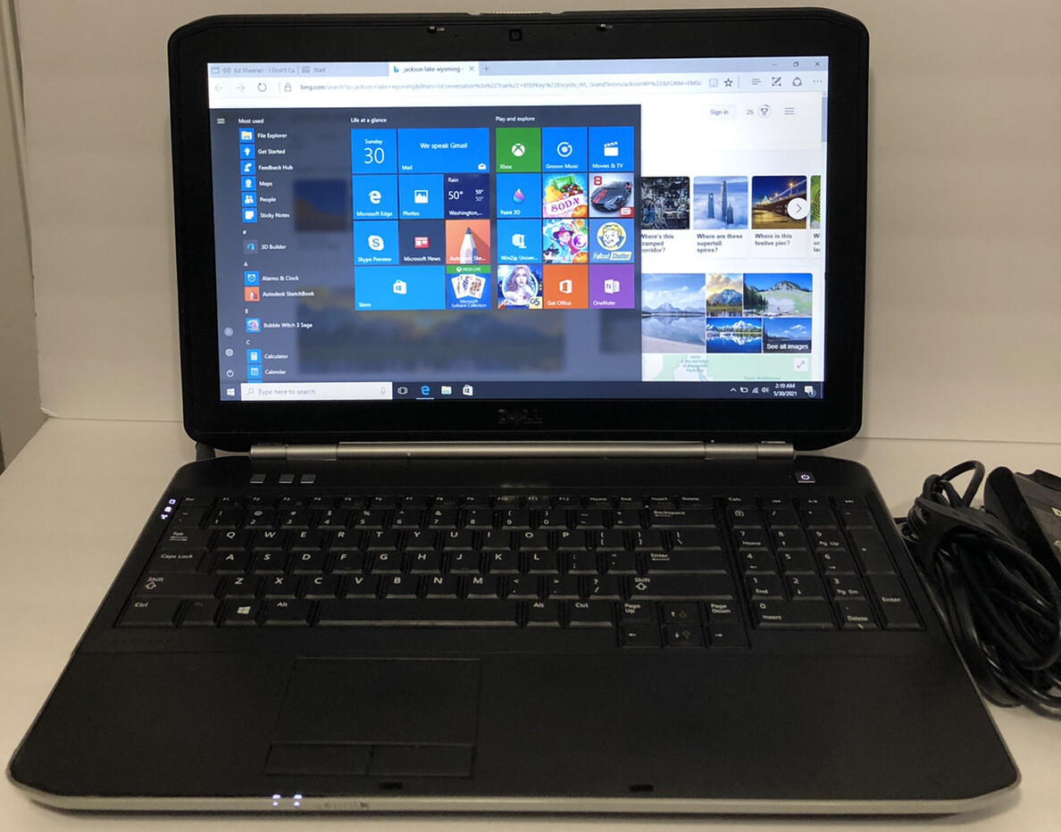 DELL LATITUDE E5520 15.6″core i5-2410M@2.30GHz 6GB RAM250GB HDD,Win10P Excellent
