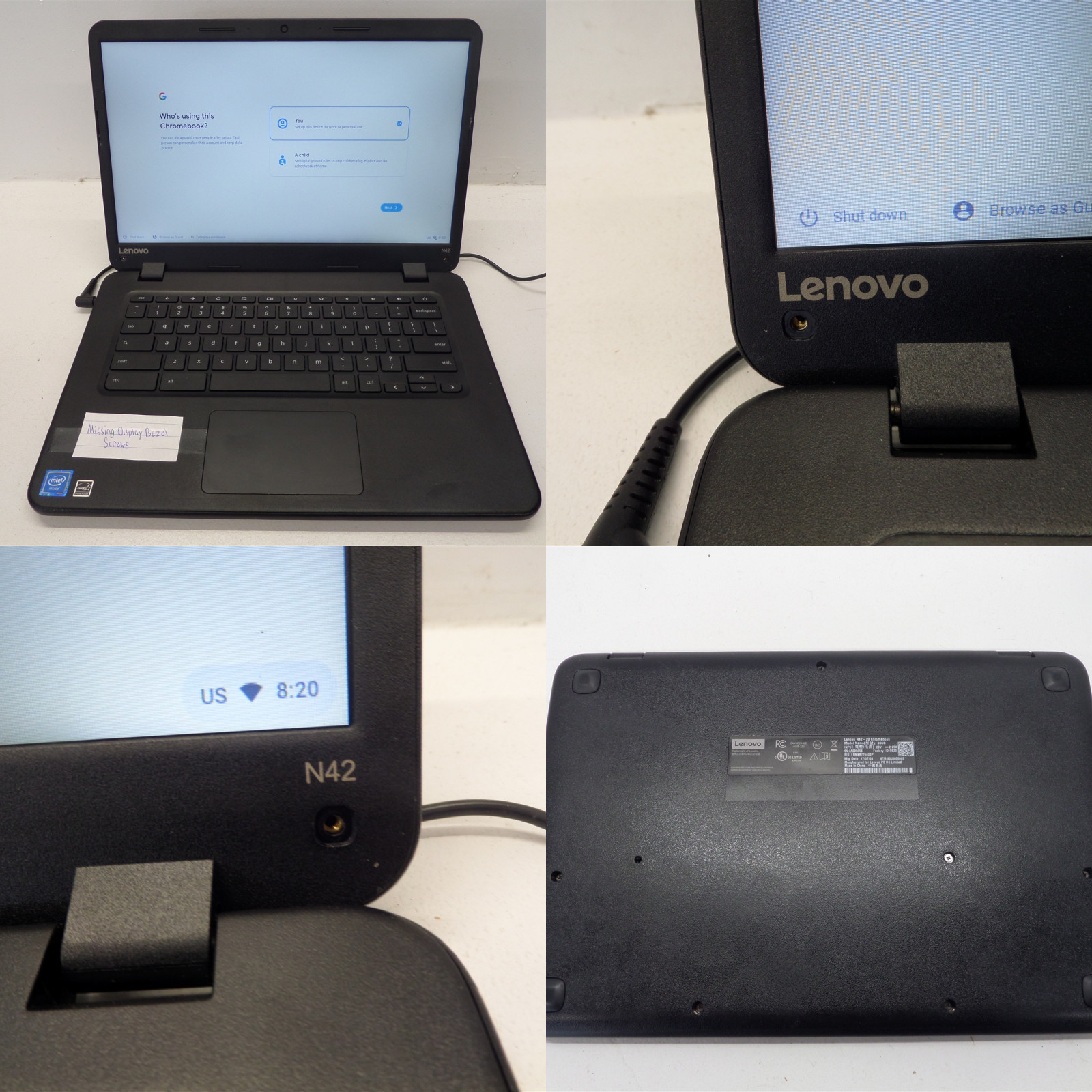 Lot Of 11 Lenovo N42-20 80US 14″ Chromebook 16GB SSD 80US0000US READ DESC.