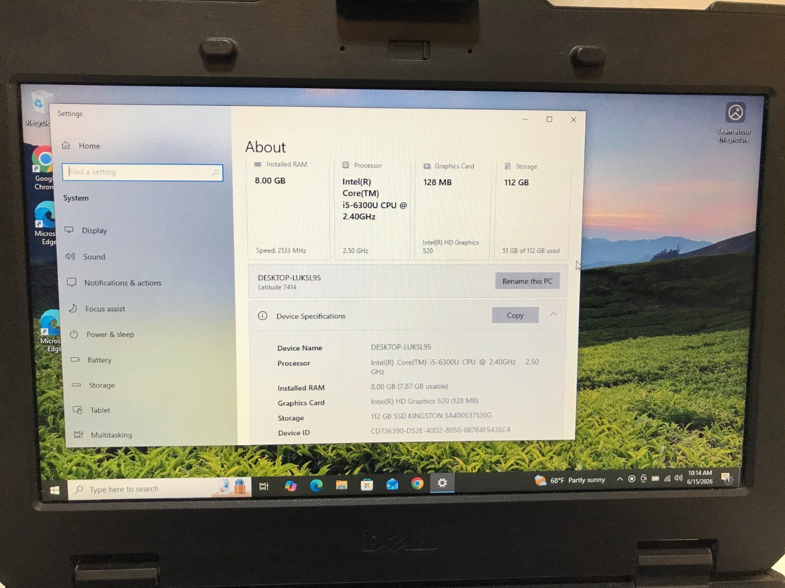 Dell Desktop computer Optiplex SFF 755 / 760 Intel 2.66ghz Windows XP / printer.