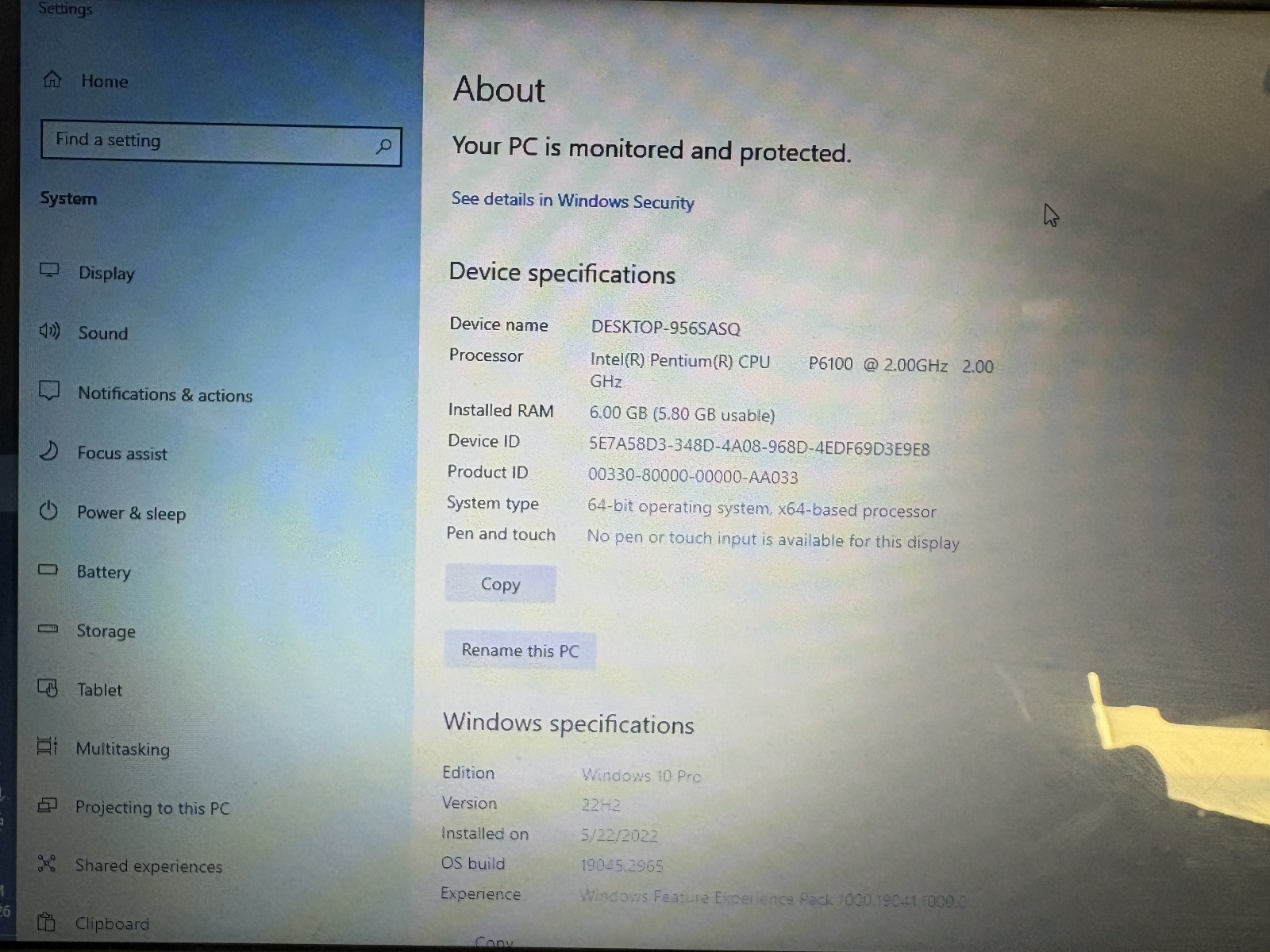Dell Inspiron N4010 14” Pentium P6100 4GB 120GB SSD Windows 10 Pro Battery NO CD