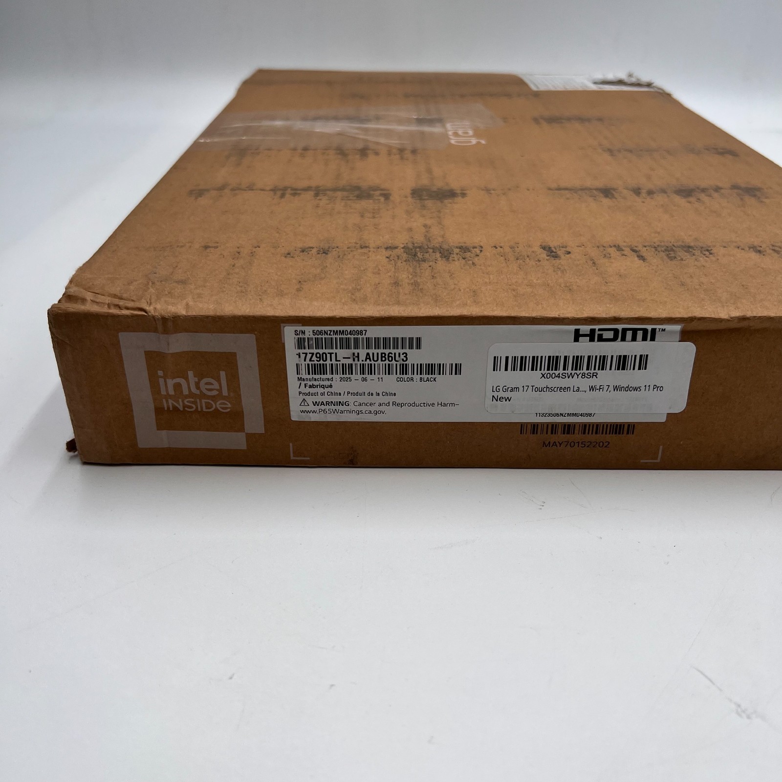 LG Gram 17″ 17Z90TL-H.AUB6U3 Ultra 7 32GB RAM 1TB SSD Black | NEW OPEN BOX