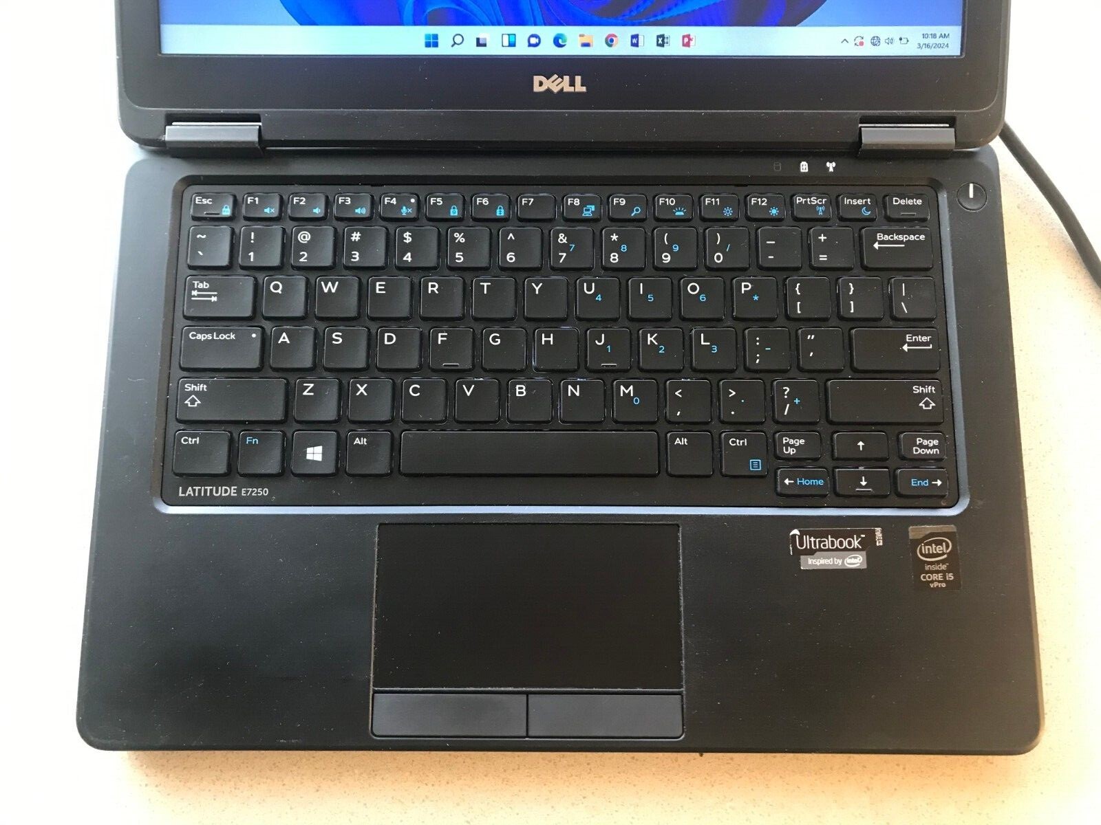 Dell E7250, i7-5600u, Windows 10 Pro, 1TB SSD, 16GB Ram, MS Office