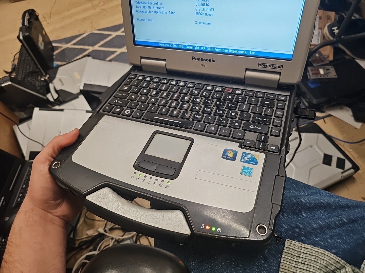 Panasonic Toughbook CF-31 MK-1 i5 520M @ 2.40GHz 8GB RAM DDR3 ( 18660HRS)