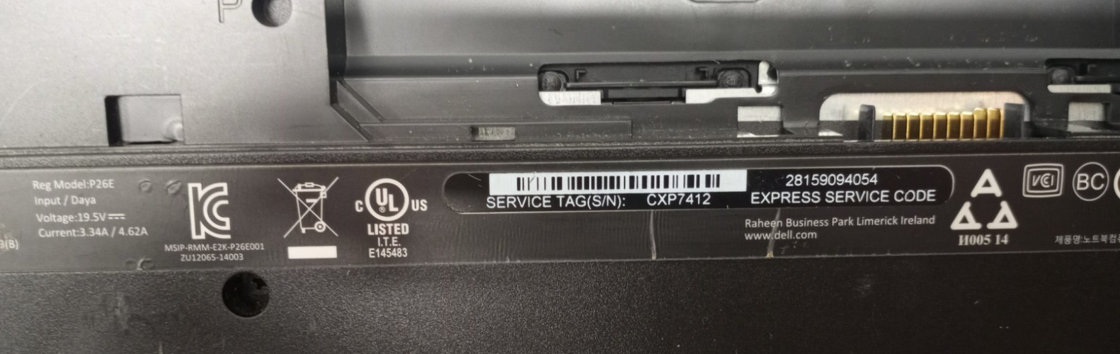 Dell Inspiron 5748 17.3″HD+ i3-4030u@1.90GHz 4GB RAM No HDD/OS/Battery MC728