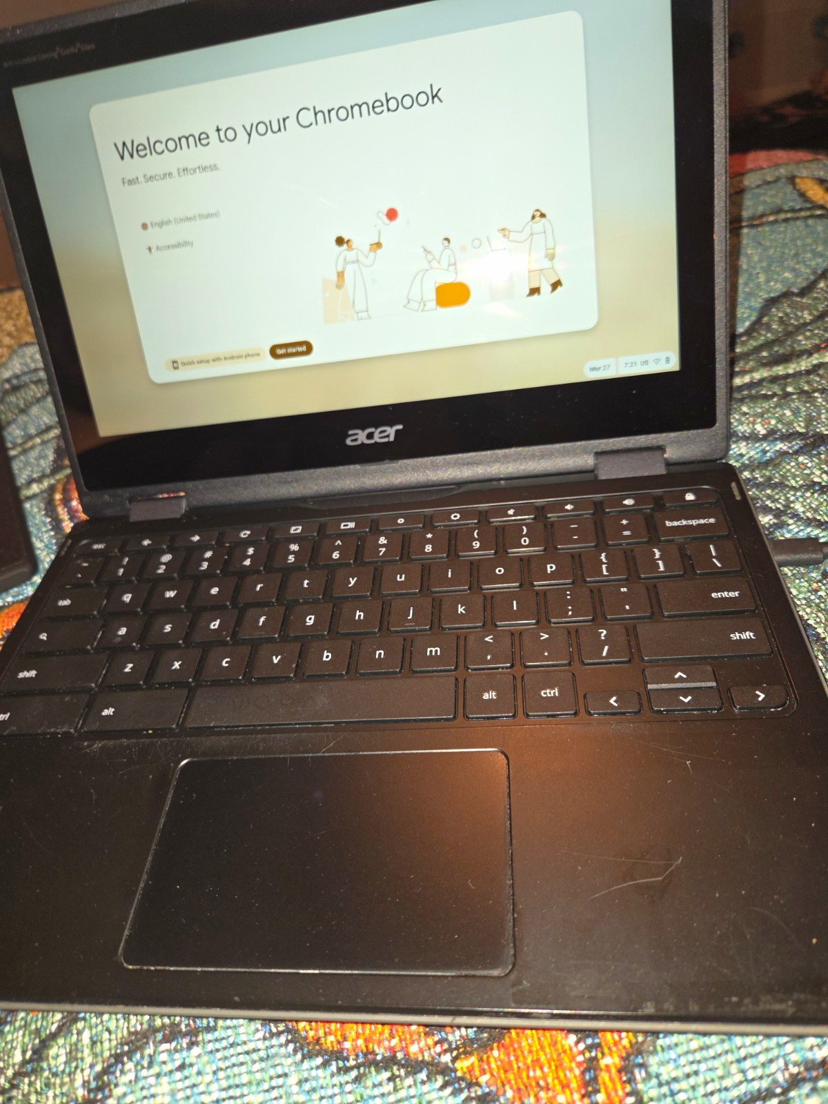 Acer Chromebook R752T 12.5″ 2-in-1 Touch Intel Celeron 4GB 32GB eMMC Black