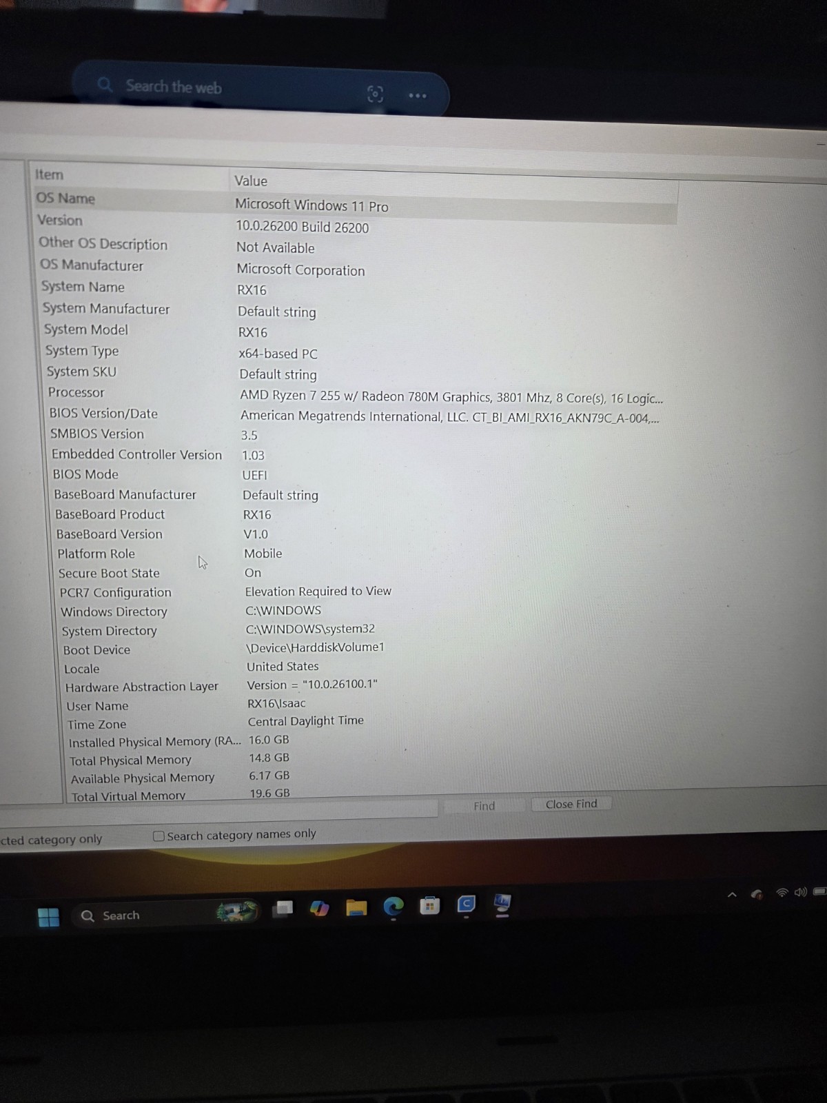 MALLRACE AX16 Pro Laptop AMD Ryzen 7 H255, 16GB RAM, 1TB SSD, 15.6″ FHD