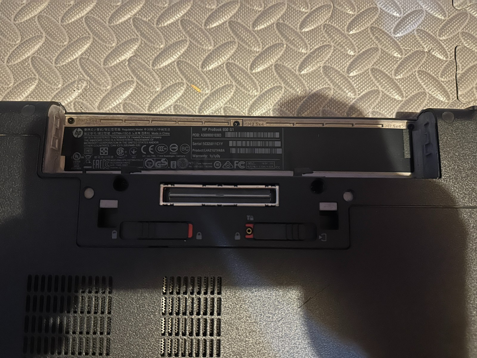 HP ProBook 650 G1 5th Intel i7 **UNTESTED**