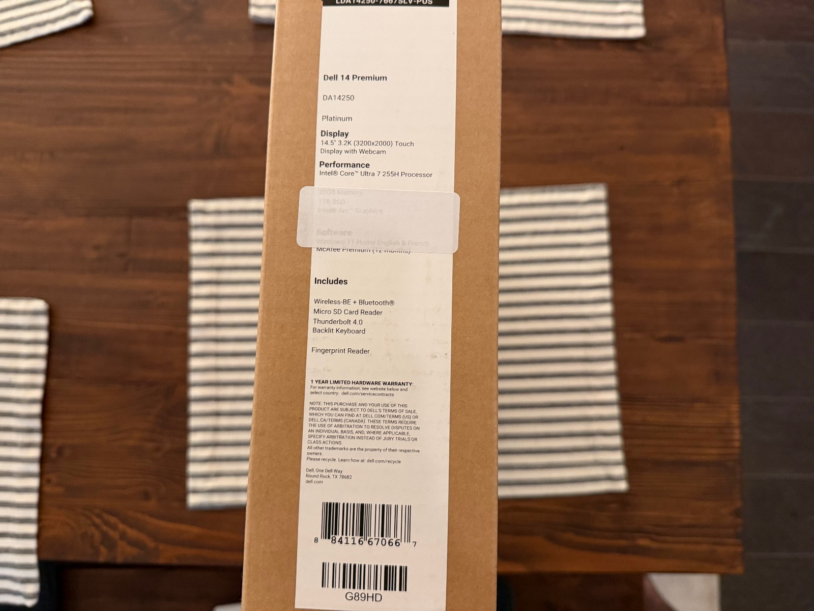 Dell – XPS 14 OLED 3.2K Touch-Screen Intel Core Ultra 7 – 32GB Memory – 1TB SSD