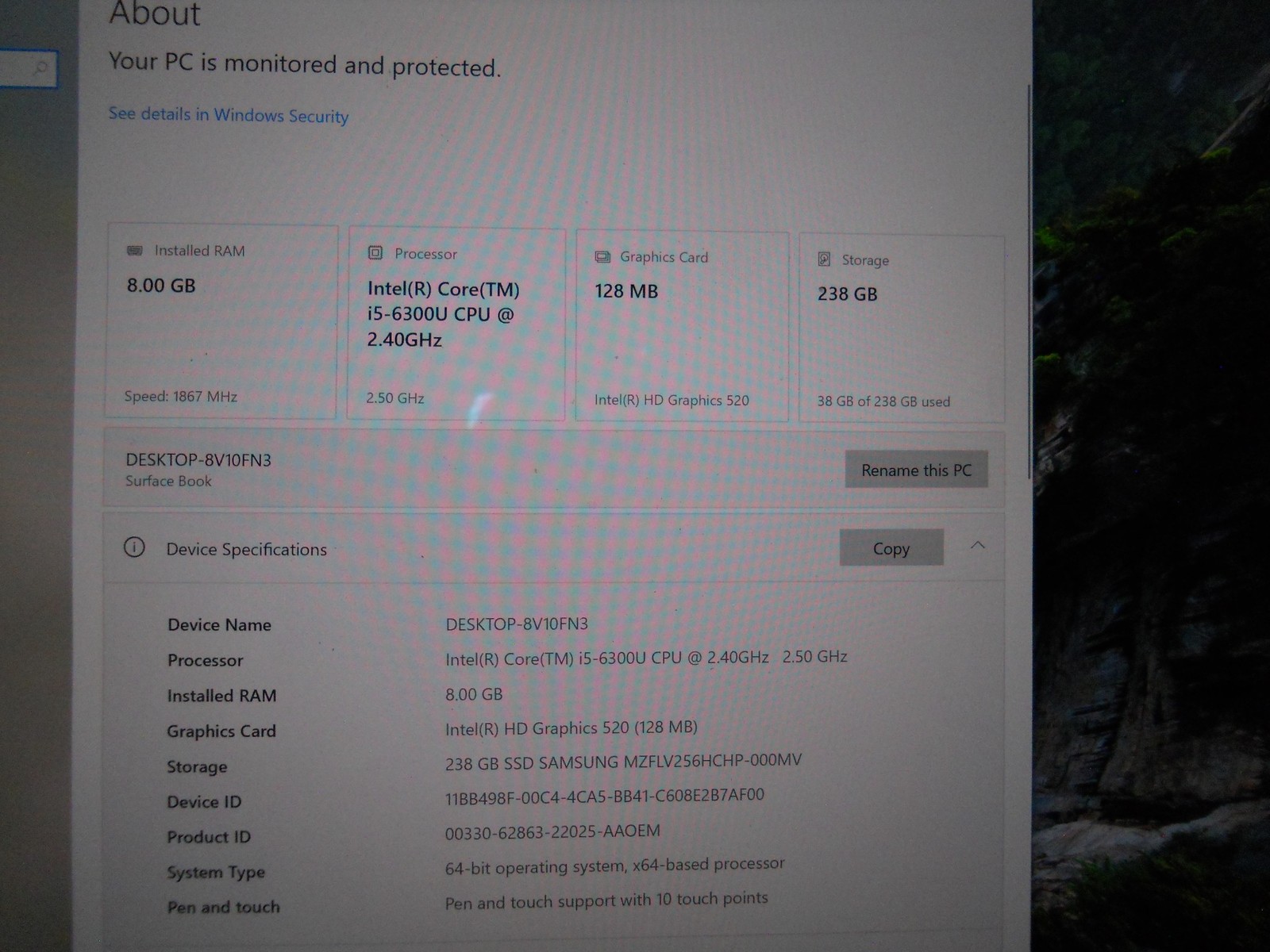 Microsoft Surface Book w/ Performance Base Core i5 6300U 8GB 256GB AS IS