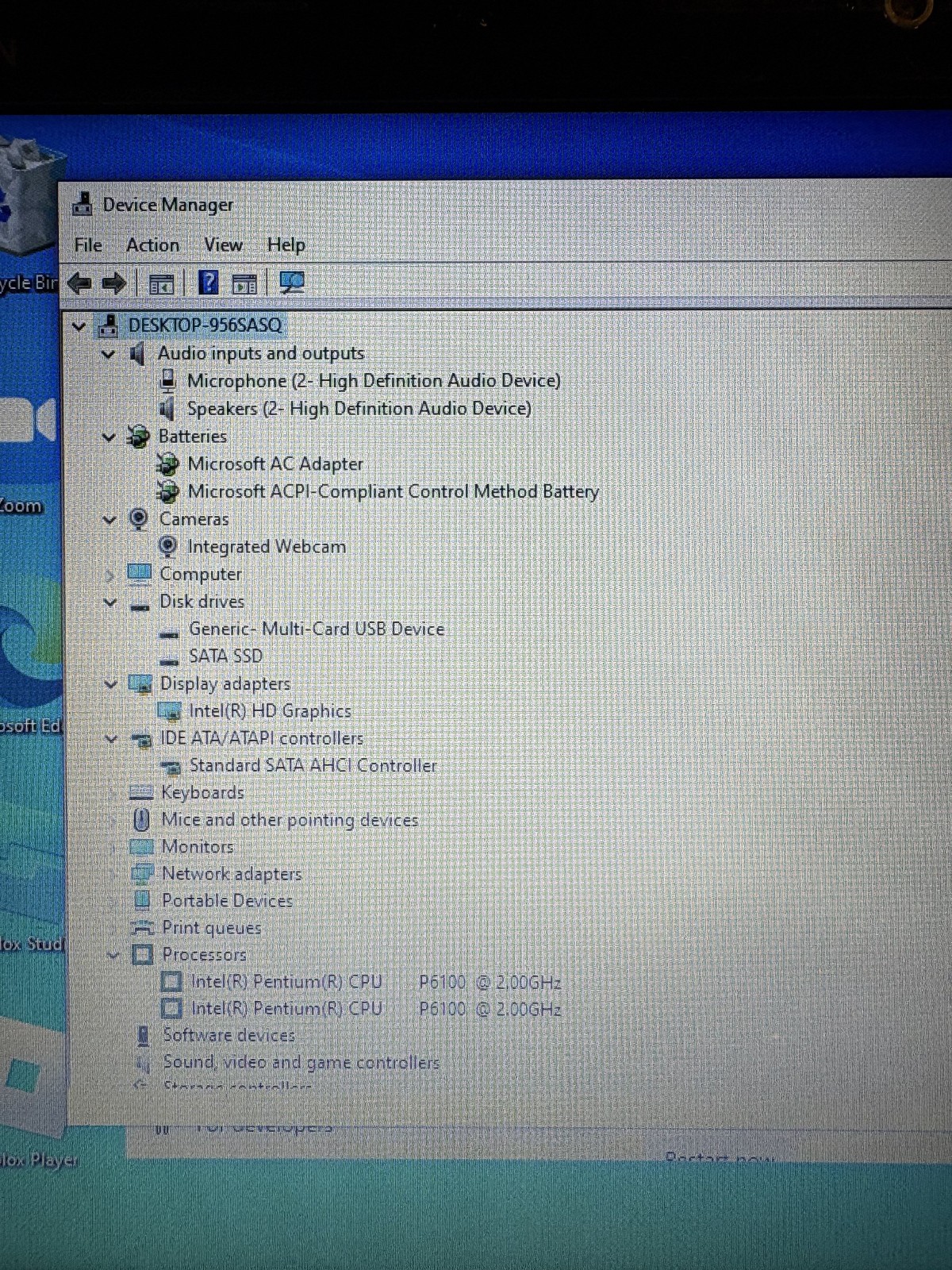 Dell Inspiron N4010 14” Pentium P6100 4GB 120GB SSD Windows 10 Pro Battery NO CD