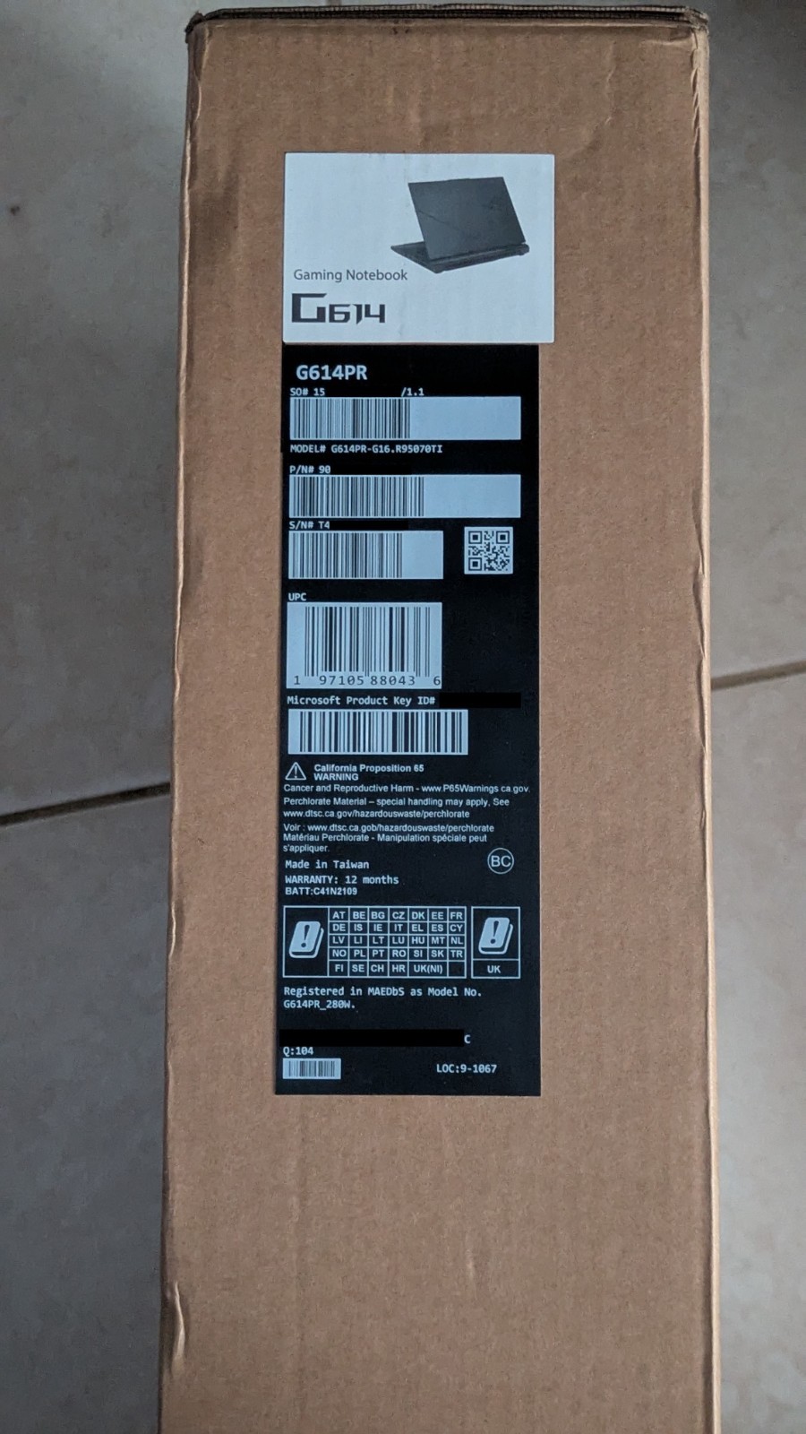 ASUS ROG Strix G16 (G614PR) Brand New Sealed – Ryzen 9, RTX 5070 Ti, 1TB SSD