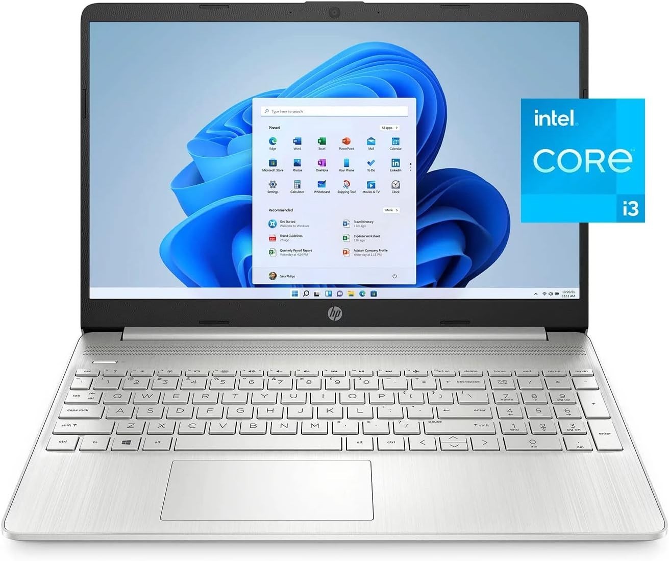HP 15-DY2791WM 15.6” (256GB SSD Intel Core i3-1115G4 3GHz 8GB RAM) Laptop -…