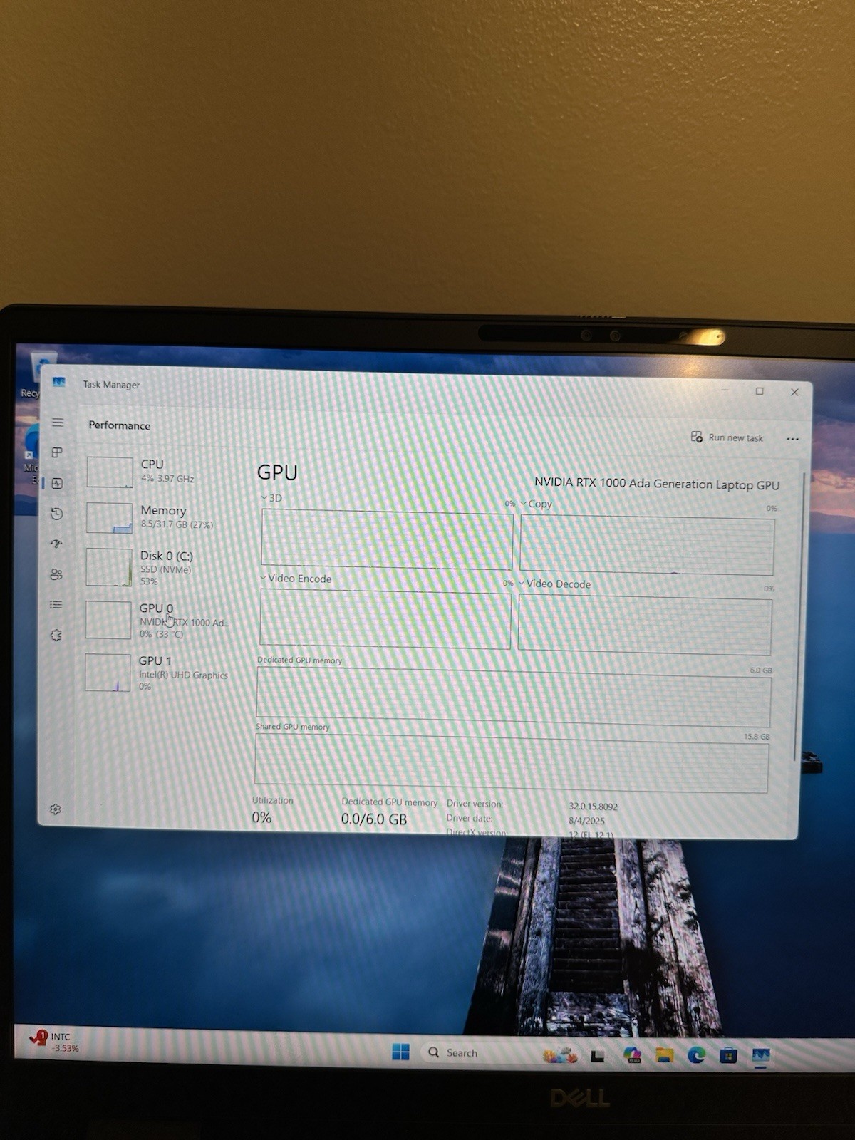 Dell Precision 7680 i7-13850HX/32GB RAM/512GB SSD RTX A1000. Excellent Condition